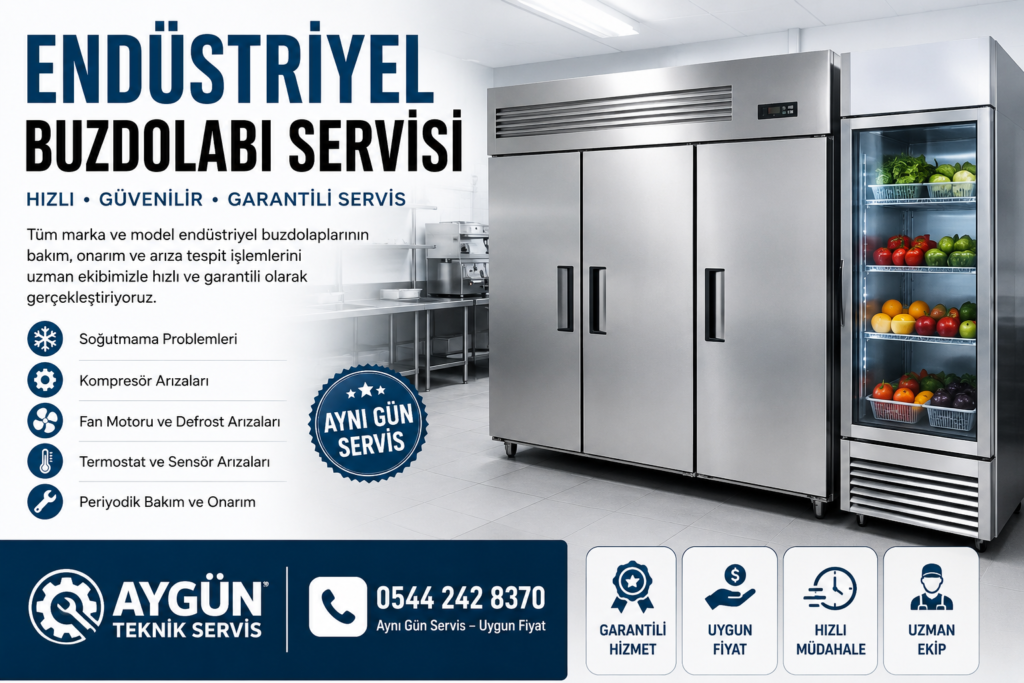 endüstiriyel buzdolabı servisi